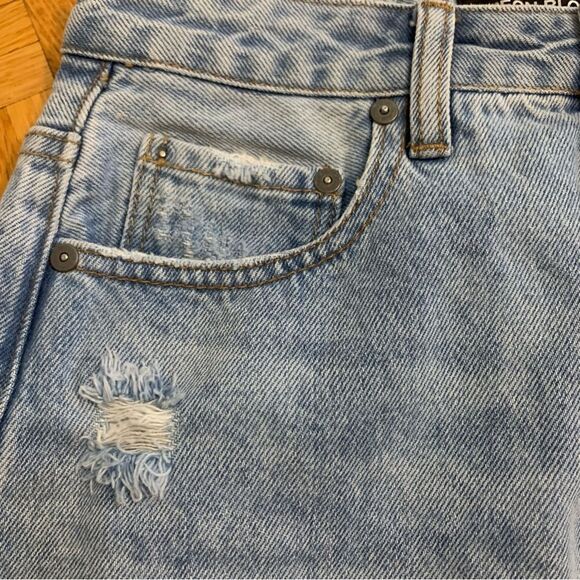 NeonĀ BlondeāStrutt Denim Mini Skirt Clearwater Sizeā25 - Picture 3 of 8